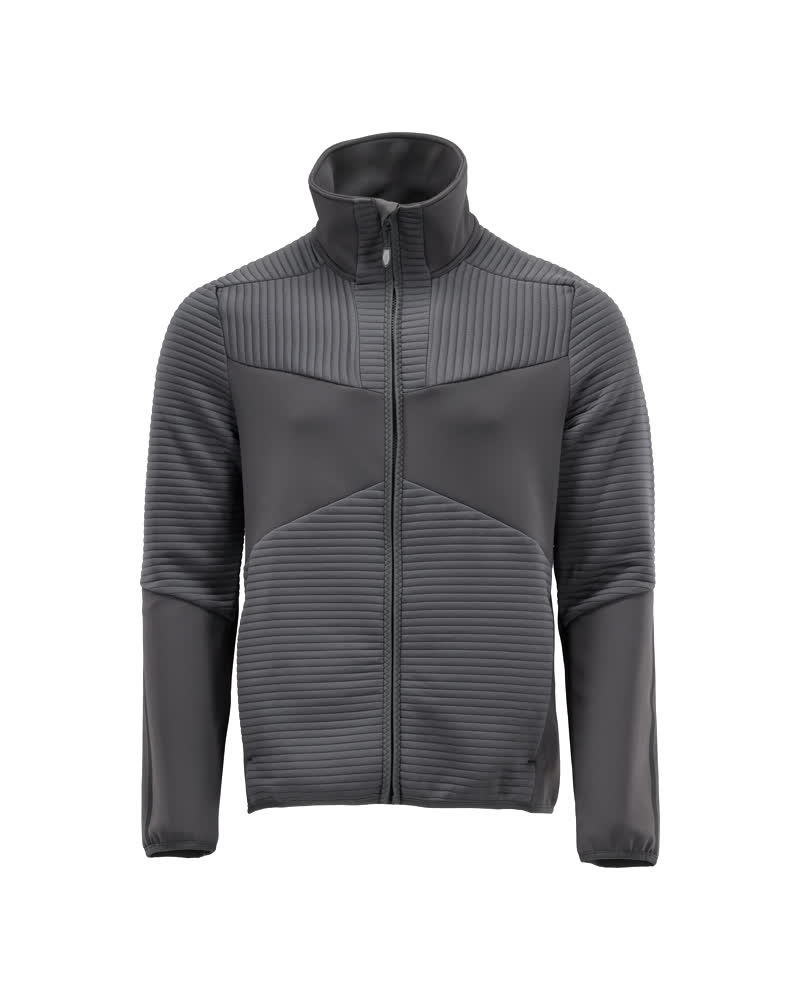 Fleecejacke CUSTOMIZED Anthrazitgrau XS