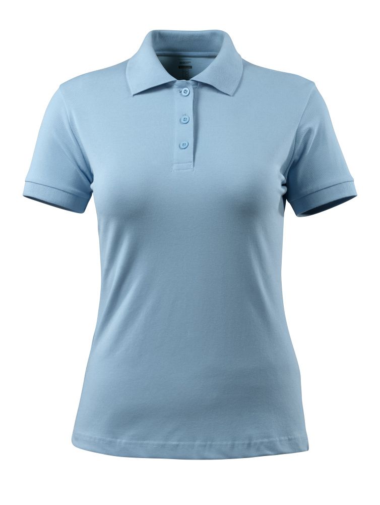 Damen-Passform Polo-Shirt CROSSOVER Hellblau L