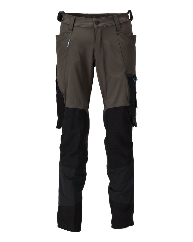 Hose mit Knietaschen ADVANCED Dunkelanthrazit/Schwarz 82C43