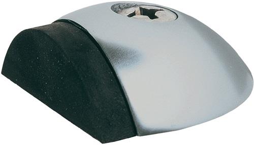 Türpuffer 2001.31 D.57mm H.18mm Alu.silberf.elox.Dübelmontage KWS