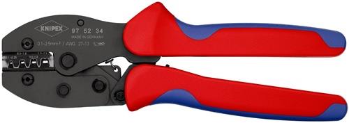 Crimpzange PreciForce® L.220mm 0,1-2,5 (AWG 27-13) mm² 483g KNIPEX
