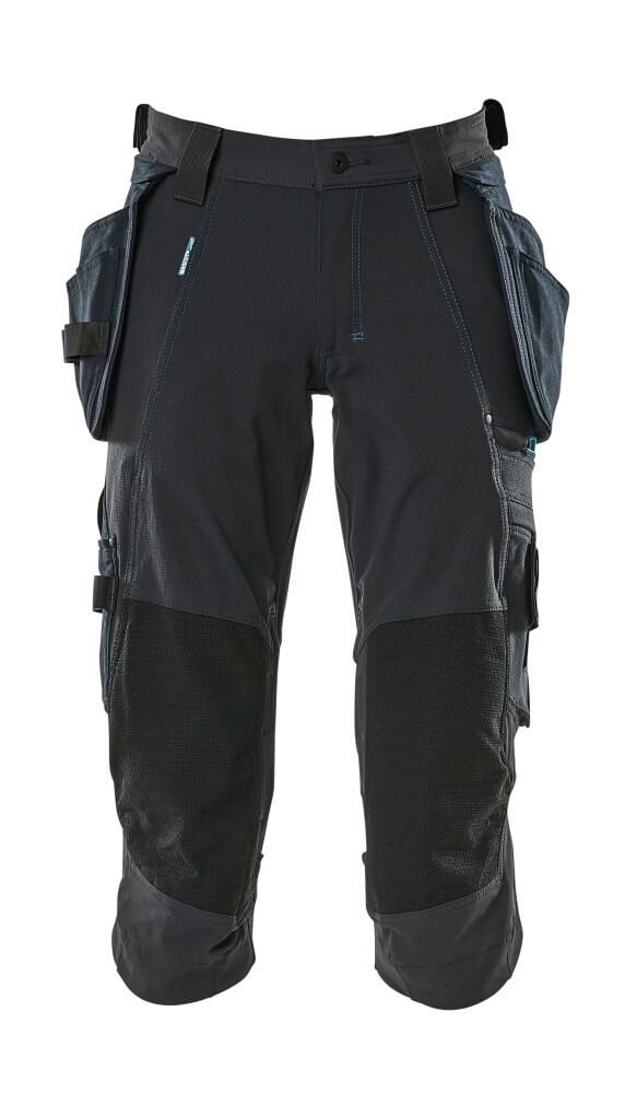 Dreiviertel-Hose mit Hängetaschen ADVANCED Schwarzblau C42