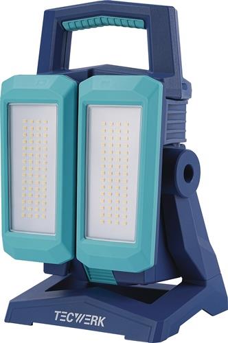 LED-Strahler 50 W 800-4500 lm Li-Ion 5200 mAh 14,8V IP54 TECWERK