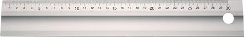 Lineal L.1000mm Alu.m.Griffmulde Q.50x5mm TECWERK