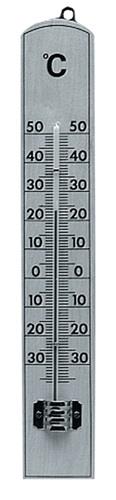 Zimmerthermometer Messber.-30 b.50GradC H206xB35xT15mm Buche TFA