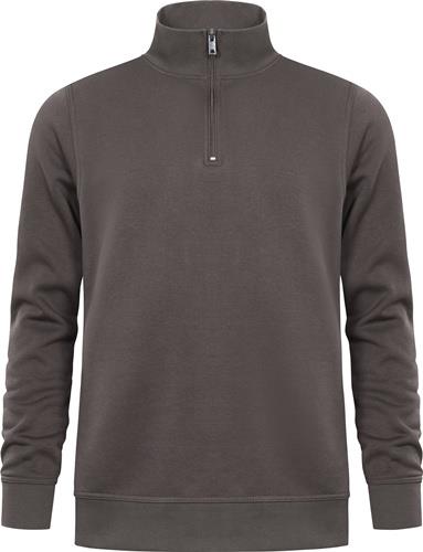 Sweatshirt Troyer Side Pocket Gr.L charcoal PROMODORO