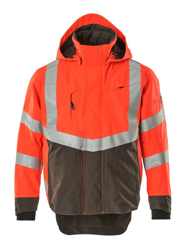 Hardshelljacke SAFE SUPREME Hi-vis Rot/Dunkelanthrazit 3XL
