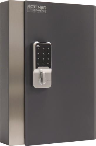 Schlüsselschrank Key Home 24 H385xB265xT60mm 1-türig o.Anz.Hak.24 ROTTNER