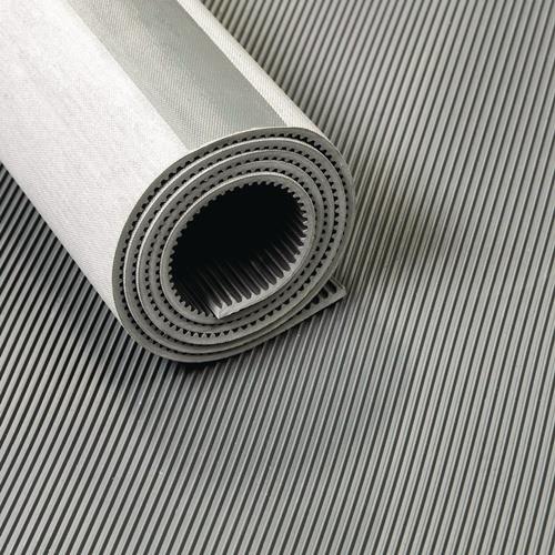 Gummiisoliermatte B.1,0m L.10m D.4,5mm grau epdm/sbr o.Gewebeeinlage TECWERK