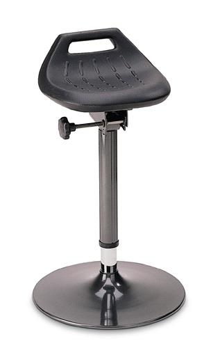 Stehhilfe Integralschaum Sitz-H.650-850mm STA anthrazit Tellerfuß BIMOS