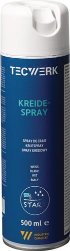 Kreidespray weiß 500ml Spraydose TECWERK