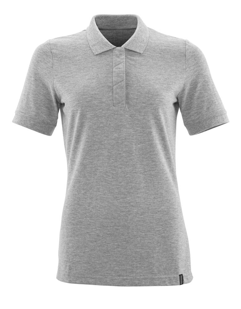 Damen-Passform Polo-Shirt CROSSOVER Grau-meliert 2XLONE