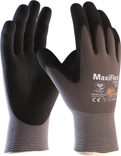 Handschuhe MaxiFlex® Ultimate™ 34-874 Gr.10 grau/schwarz Nyl.m.Nitrilmikroschaum