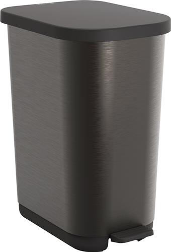 Tretabfallsammler RIBO 35l H513xT285mm Ku.graphit ROTHO