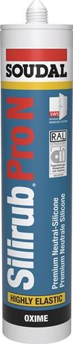 Silikondichtstoff Silirub ProN weiß 300ml Kartusche SOUDAL