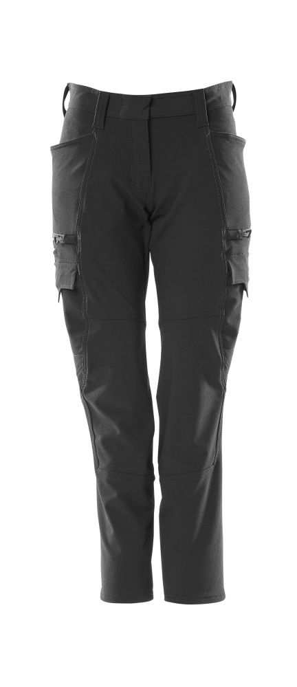 Damen-Passform DIAMOND Hose mit Schenkeltaschen ACCELERATE Schwarz 76C34