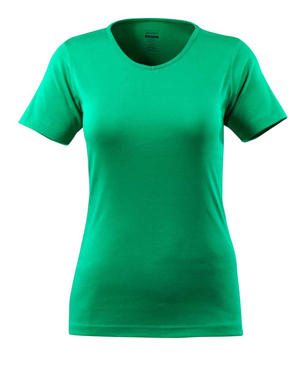 Damen-Passform T-Shirt CROSSOVER Grasgrün S