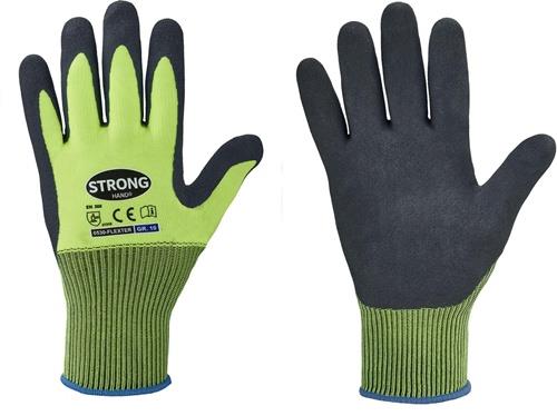 Handschuhe Flexter Gr.10 neogelb/grau EN 388 PSA II 12 PA
