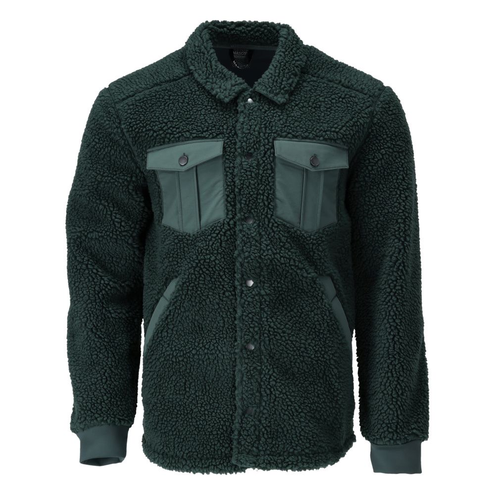 Faserpelz Hemd CUSTOMIZED Waldgrün XL