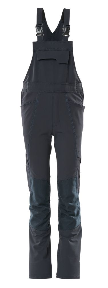Latzhose für Kinder ACCELERATE Schwarzblau 128
