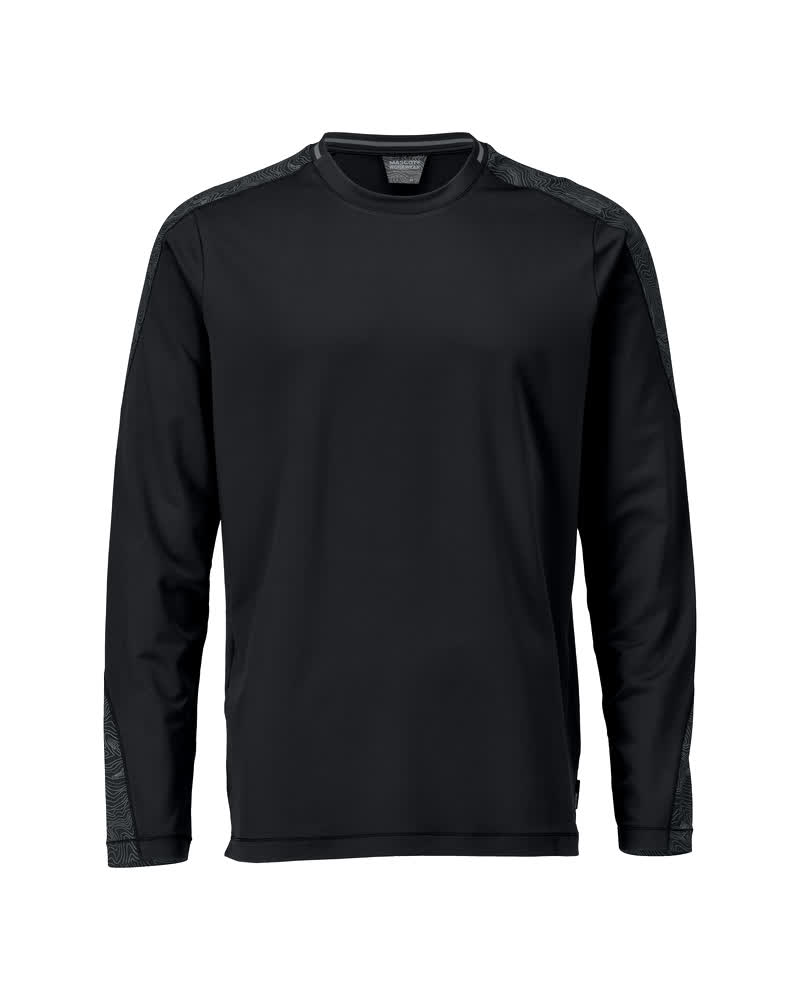 Langarmshirt CUSTOMIZED Schwarz 2XL