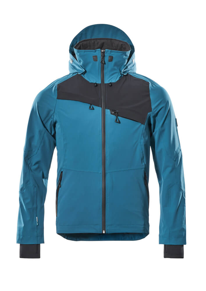 Hardshelljacke ADVANCED Dunkelpetroleum/Schwarz XL