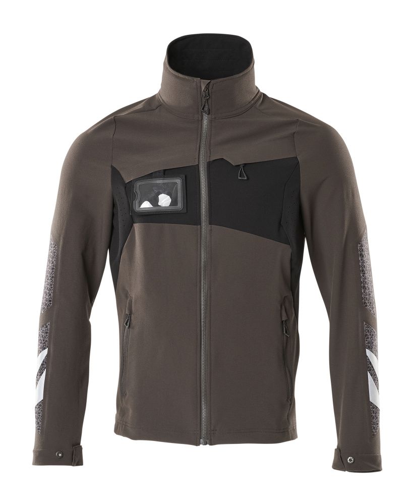 Jacke ACCELERATE Dunkelanthrazit/Schwarz L