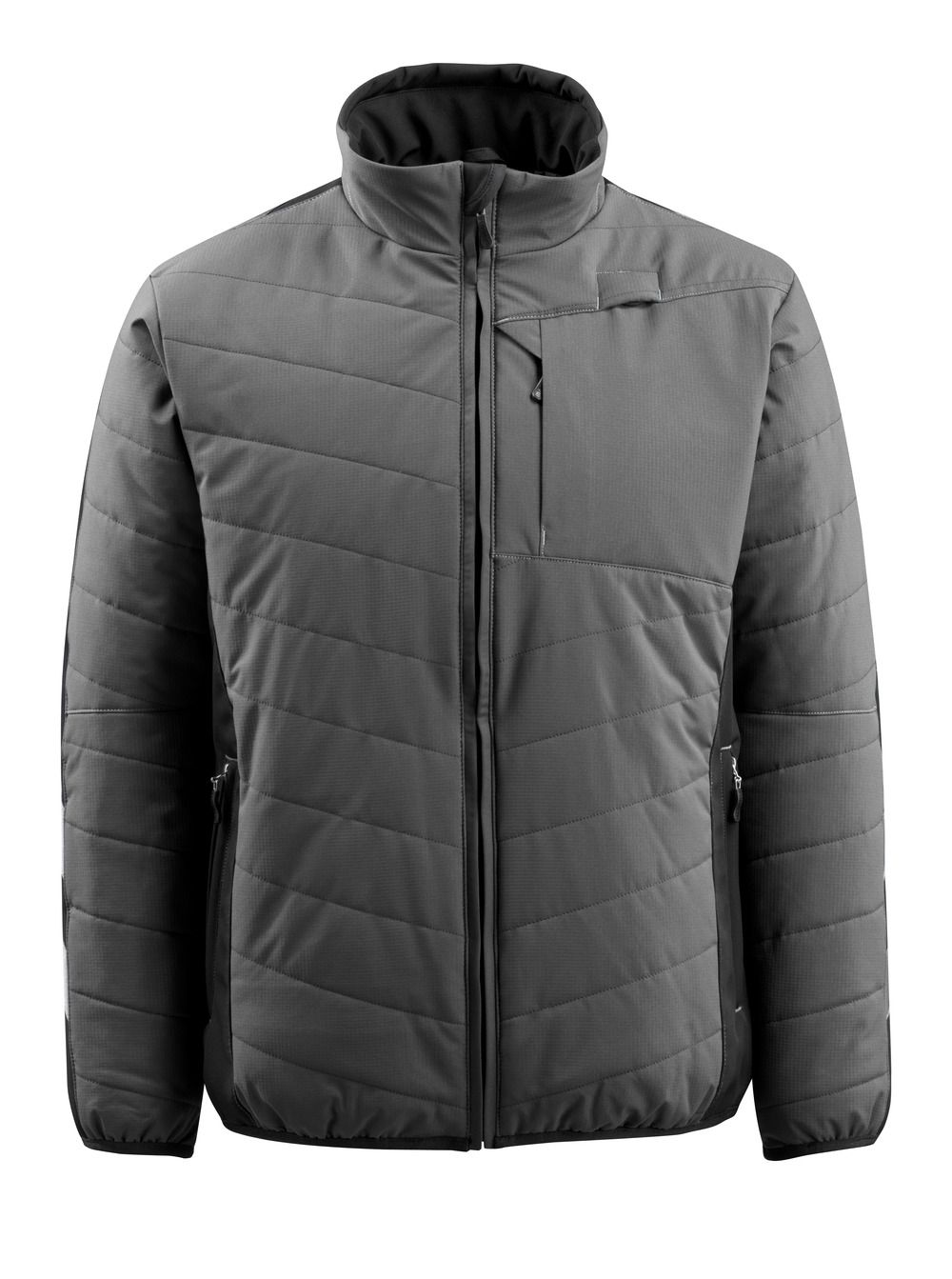 Thermojacke UNIQUE Dunkelanthrazit/Schwarz L