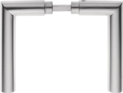 Türdrückerpaar 108 H VA F00 4-KT.10mm EDI