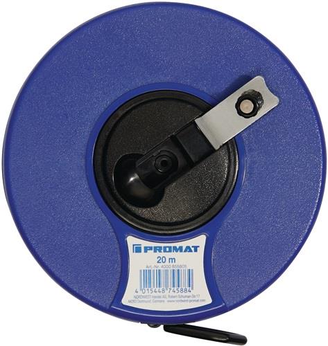 Kapselbandmaß L.50m Band-B.13mm 2 mm/cm EG II ABS Nylon-Fiber PROMAT