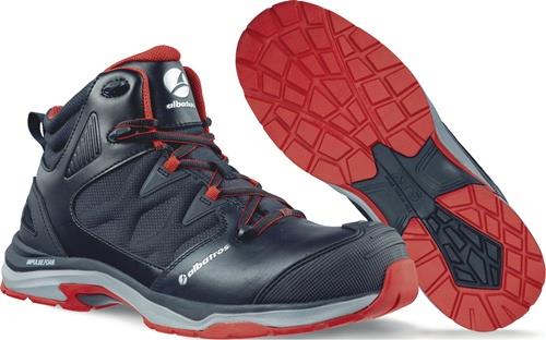 Sicherheitsstiefel ULTRATRAIL BLACK MID Gr.44 schwarz/rot S3 ESD HRO SRC