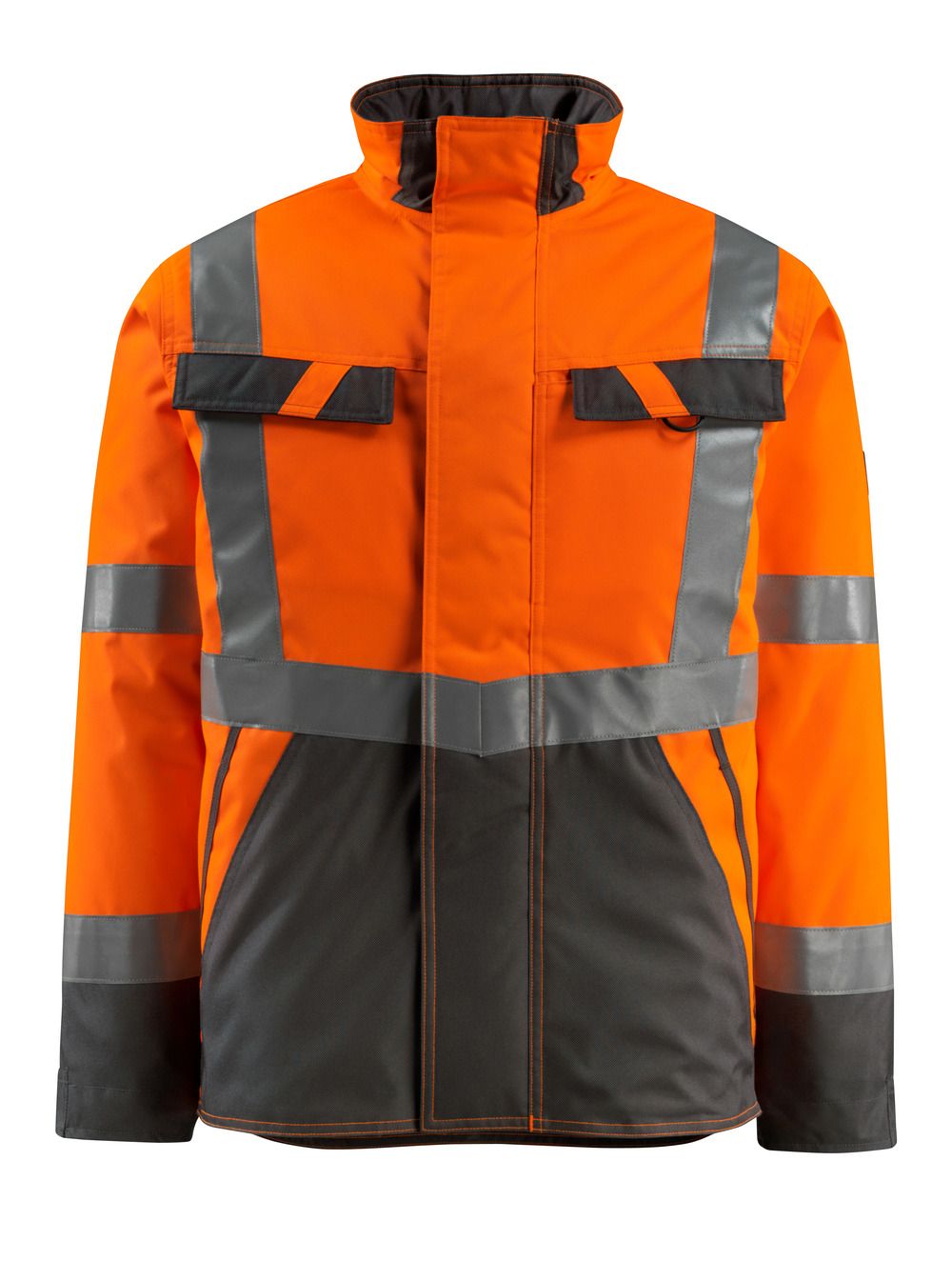 Winterjacke SAFE LIGHT Hi-vis Orange/Dunkelanthrazit 2XL