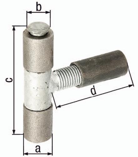 Anschweißband 32x20x95x95mm STA roh GAH