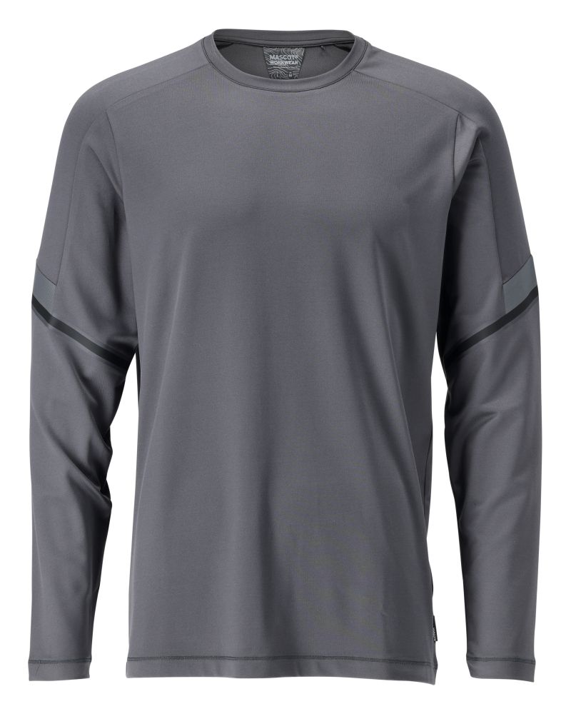 Langarmshirt CUSTOMIZED Anthrazitgrau 2XL
