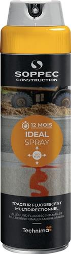 Markierungsspray IDEAL neonorange 500ml Spraydose SOPPEC