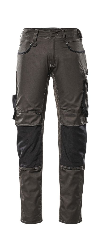 Hose mit Knietaschen UNIQUE Dunkelanthrazit/Schwarz 82C44
