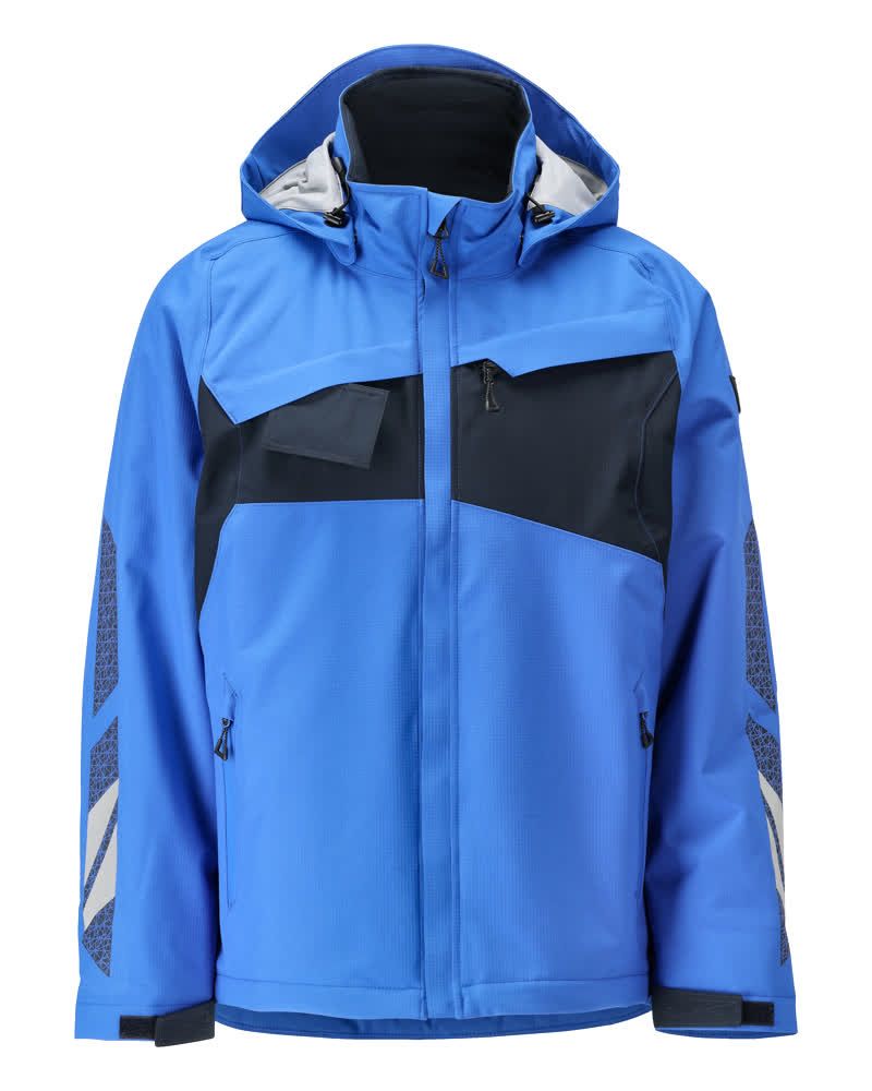 Winterjacke ACCELERATE Azurblau/Schwarzblau L