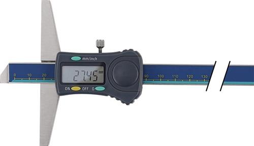 Tiefenmessschieber DIN 862 200mm dig.ger.Schiene TECWERK