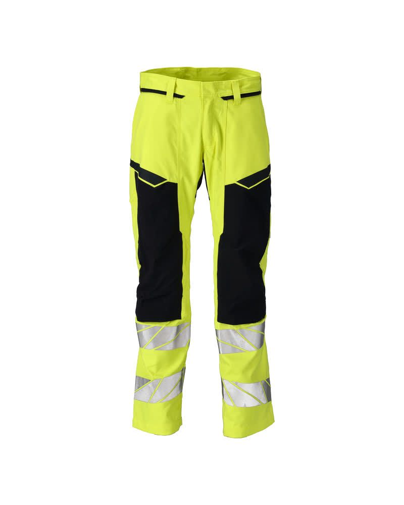 Hose mit Knietaschen ACCELERATE MULTISAFE Hi-vis Gelb/Schwarzblau 82C48