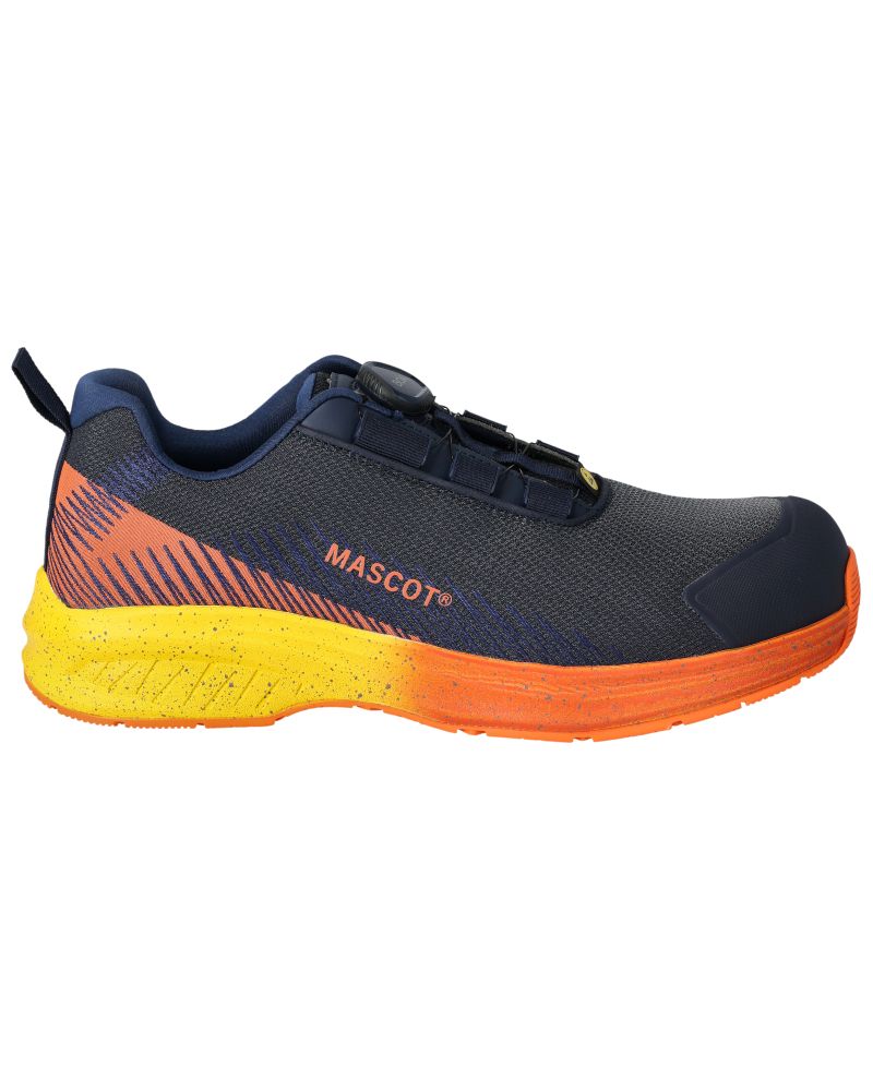 Sicherheitsschuhe FOOTWEAR CUSTOMIZED Schwarzblau/Hellorange 0839