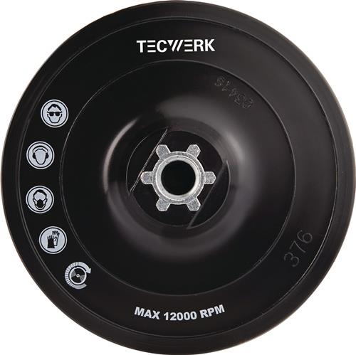 Stützteller D.115mm M14 kletthaftend TECWERK