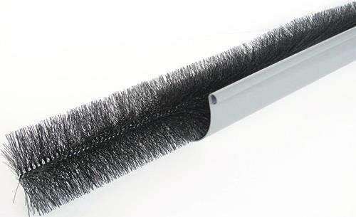 Rinnenraupe B.100-125mm L.1,2m schwarz PROTEKTOR