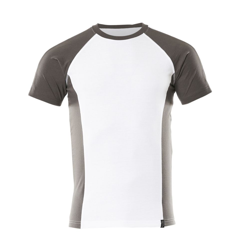 T-Shirt UNIQUE Weiß/Dunkelanthrazit L