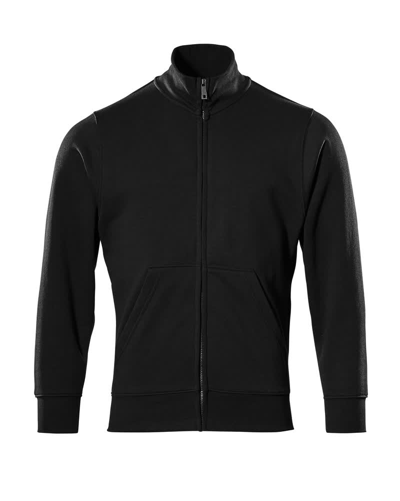 Sweatshirt mit Reißverschluss CROSSOVER Vollschwarz XL