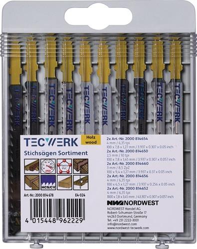 Stichsägeblattsortiment 10-tlg.f.HO TECWERK