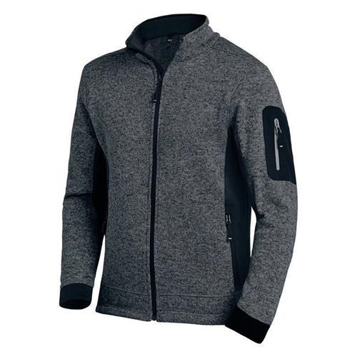 Strick-Fleecejacke CHRISTOPH Gr.XXXL anthrazit/schwarz FHB