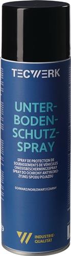Unterbodenschutz-Spray schwarz 500ml Spraydose TECWERK