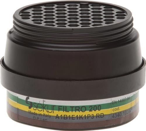 Mehrbereichskombifilter 200 A1B1E1K1-P3 f.EKASTU