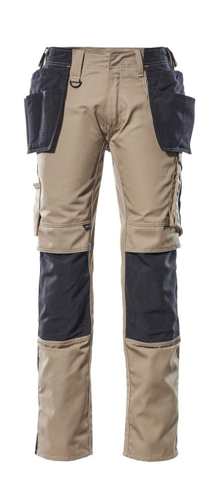 Hose mit Hängetaschen UNIQUE Hellkhaki/Schwarz 76C56