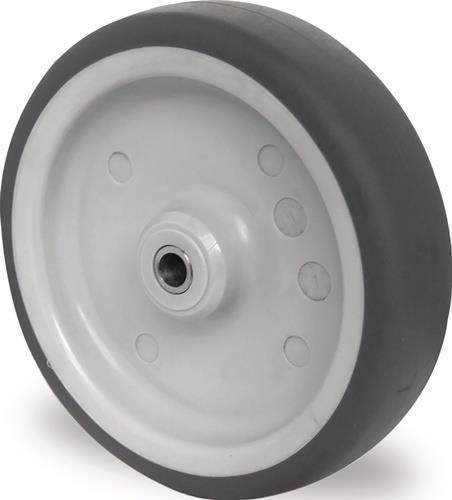 Ersatzrad D.100mm Trgf.100kg TPE grau Achs-D.8mm Nabenl.36mm PROMAT